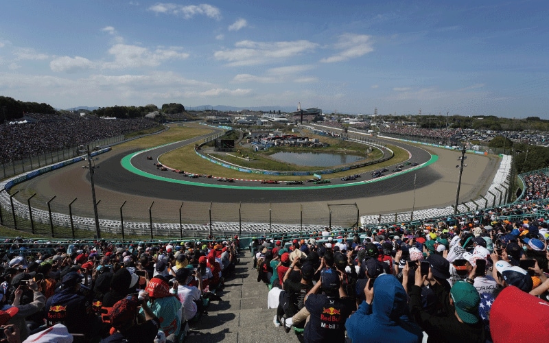 鈴鹿サーキット 第1コーナーの画像