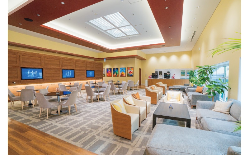 ツアー参加者だけが利用できるVIPラウンジの画像