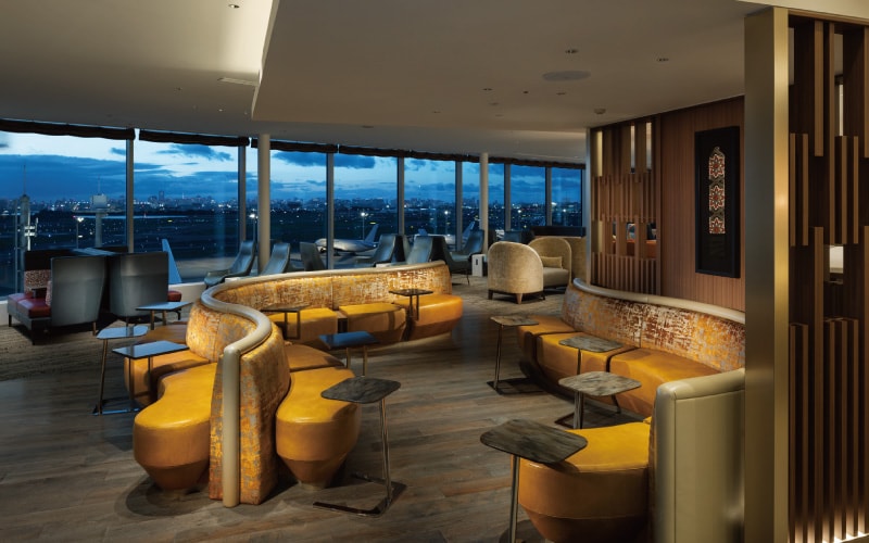 羽田空港のデルタ スカイクラブの画像