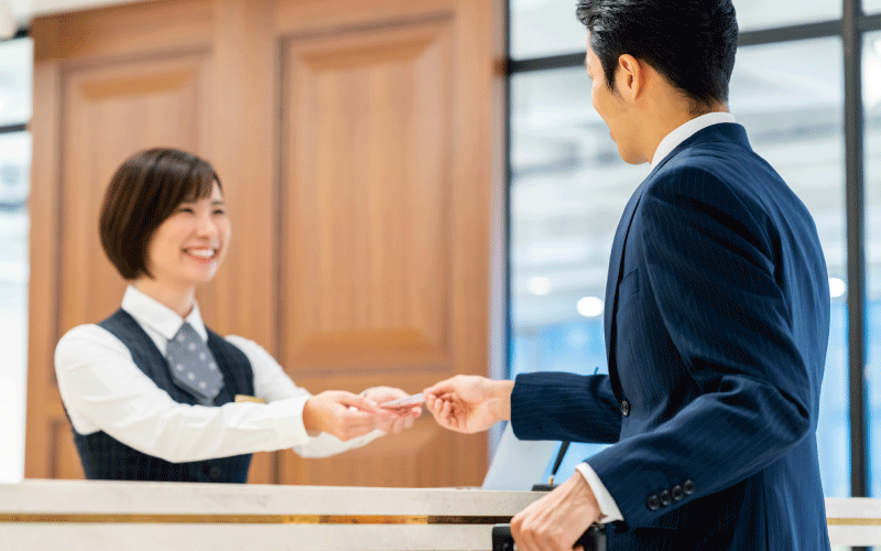 チェックアウトの方法