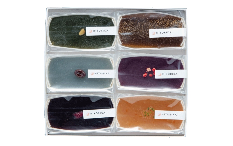 宝石のように輝く美しさと伝統の味わい。百花園の「HIYORIKA-日和果-羊羹」