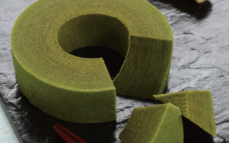 「遠鉄百貨店」限定！治一郎「静岡抹茶バウムクーヘン」