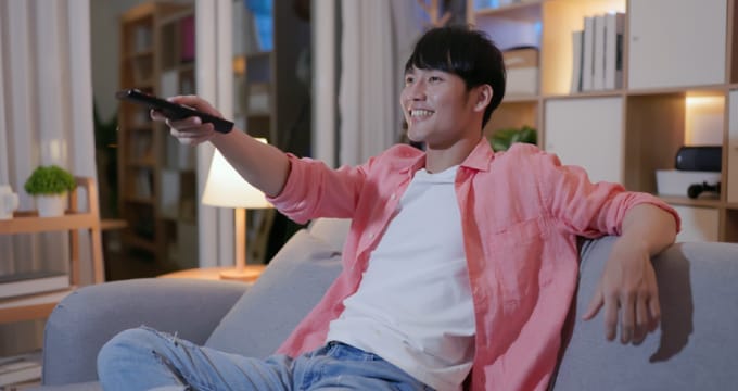 テレビを見るイメージ