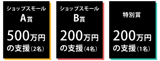 ショップスモールA賞/ショップスモールB賞/特別賞