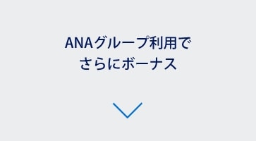 ANAグループ利用でさらにボーナス