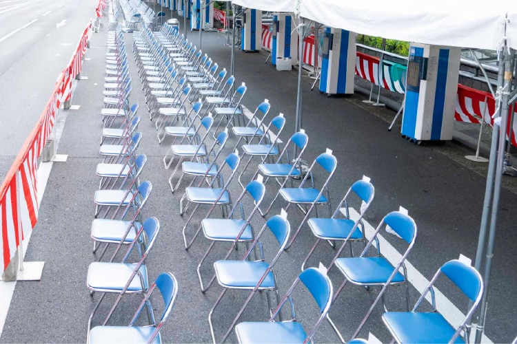 余裕ある席配置