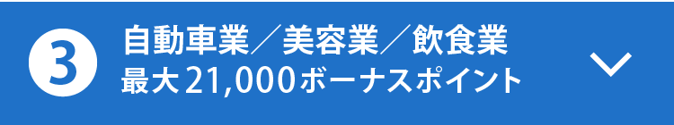 自動車業／美容業／飲食業