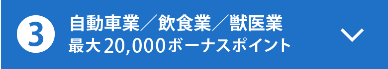 自動車業／飲食業／獣医業