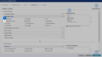 additional data checkboxes
