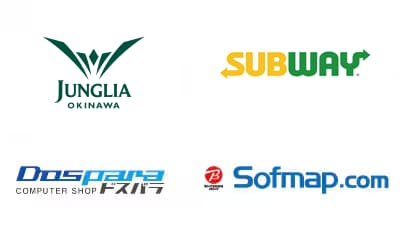 新しくドスパラ、ソフマップ、kino cinema、佐川急便がご利用いただけるようになりました。