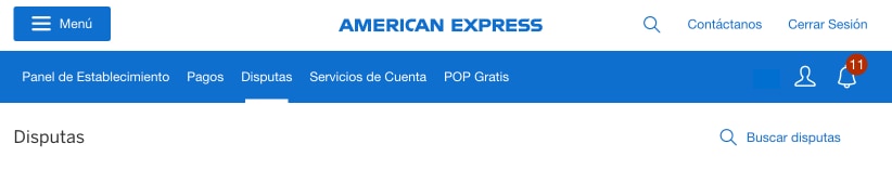 Screenshot of case-level options to print, go back, or respond to the dispute