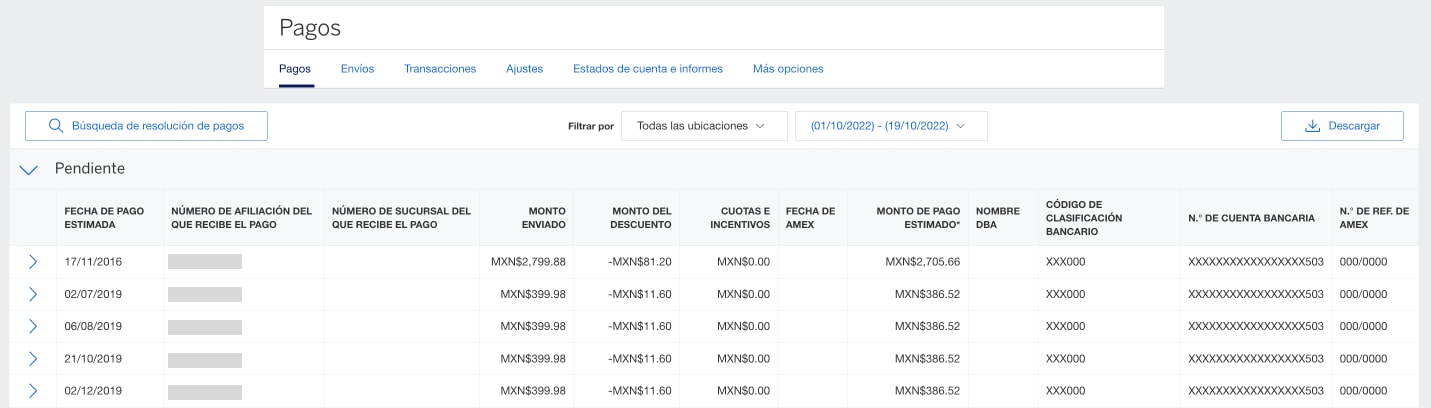 Screenshot of all Settlements