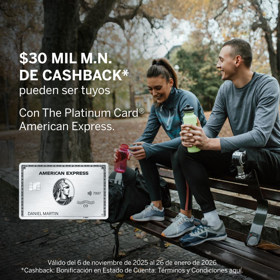 Pareja en un lago - American Express
