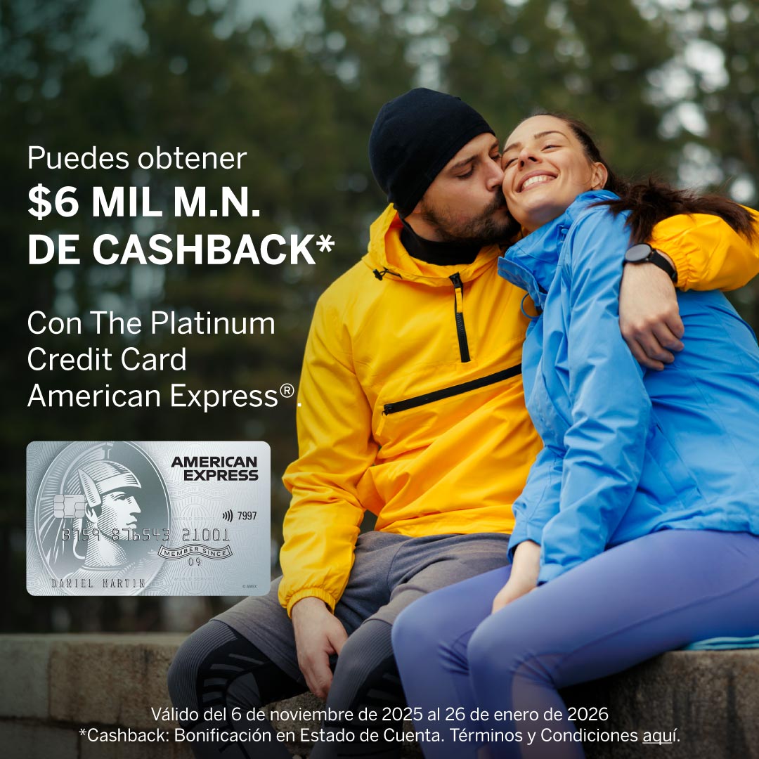 Hombre con VR headset - American Express