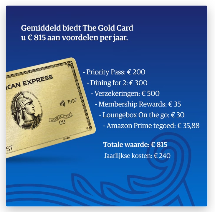 Wist u dat The Gold Card zoveel waard is?