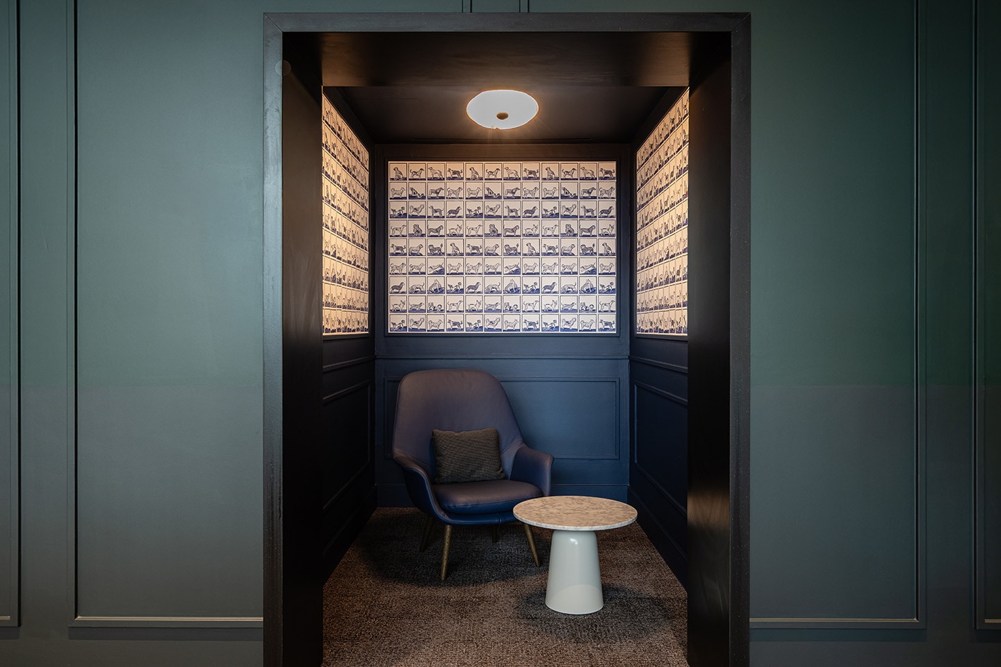 Phone Booth in the Centurion Lounge
