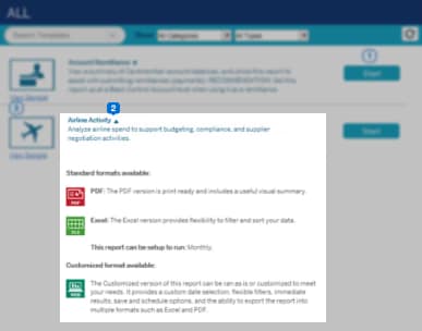 click on report name