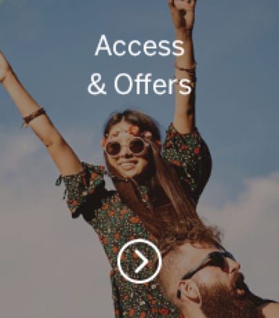 Woman wearing flower crown