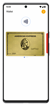 Set up Google Wallet - Step 2 - Screen print of an android phone.