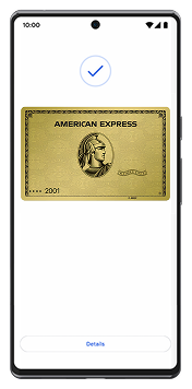 Set up Google Wallet - Step 3 - Screen print of an android phone.