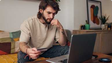 Woman working on a tablet