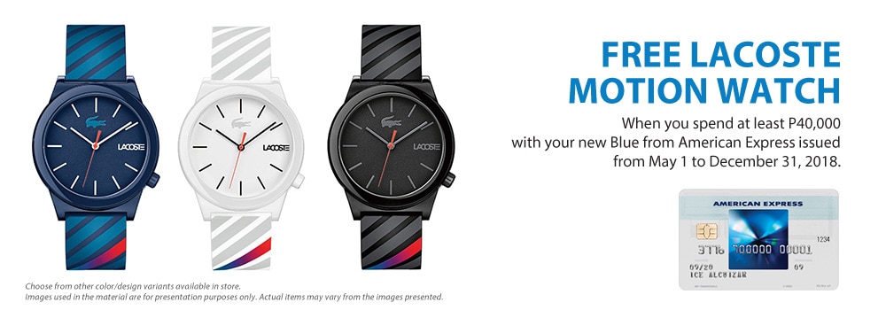 lacoste motion watch