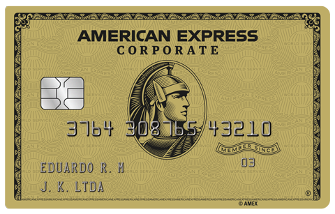 Cartão American Express® Gold Corporate 
