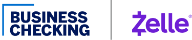 American Express Business Checking Account logo,Zelle logo