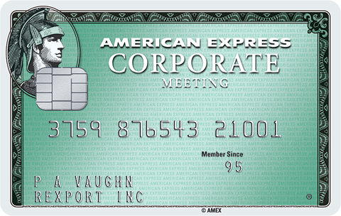 American Express Corporate Meeting Card