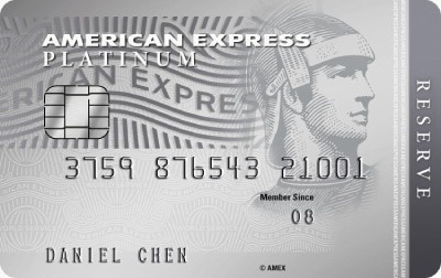 The American Express Platinum Reserve Credit Card 