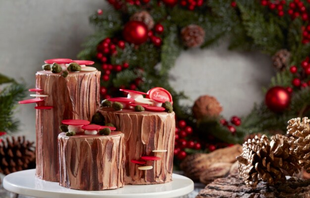 Raffles Hotel Singapore Chocolate Log Cake