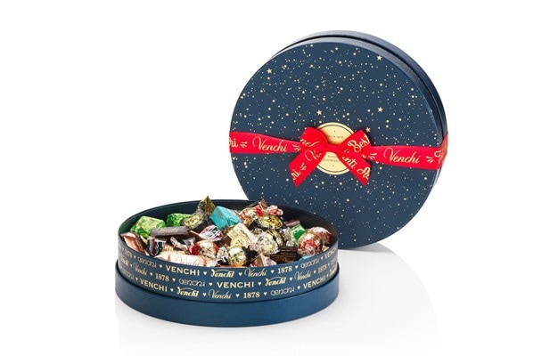 Assortment of 800G Chocolates Round Christmas Box