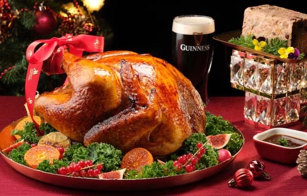 Guinness Malt-Bear Whole Roast Turkey & Walnut Stuffing