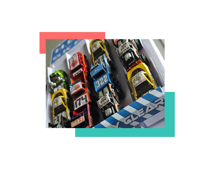 The Diecast Center Hot Wheels Car Race