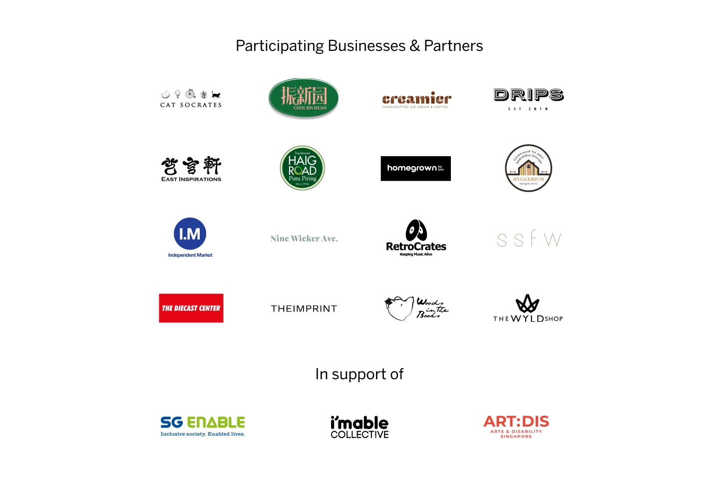 Participating Merchants & Partners