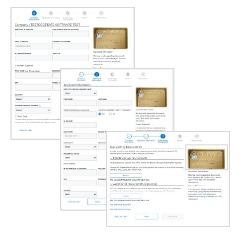 view status of application