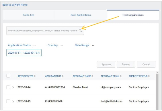 view application list