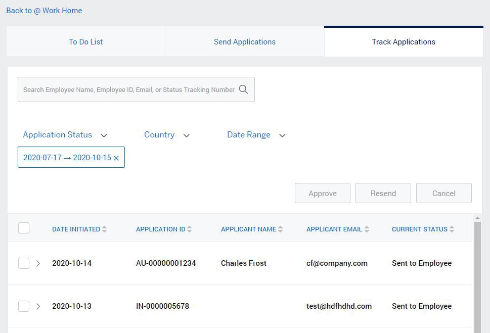 view application list