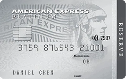 The American Express Platinum Reserve Credit Card