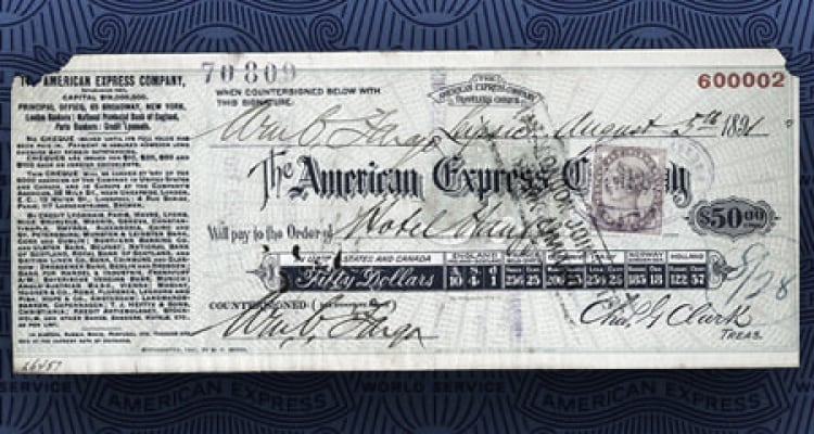 1891 - Vi uppfinner resechecken