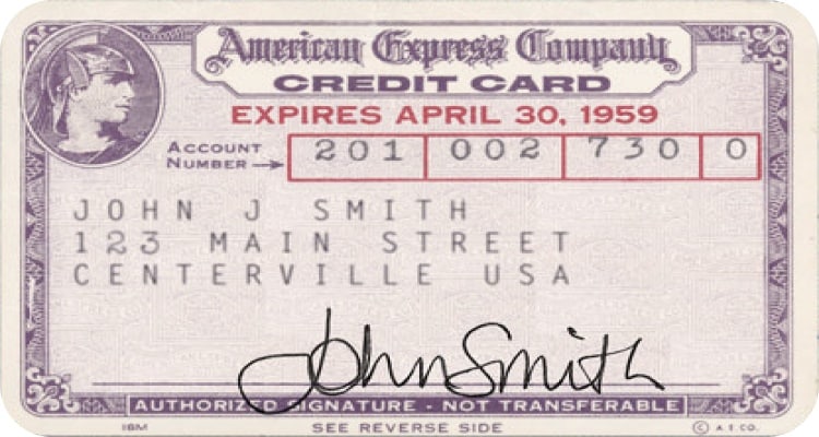 1958 - Vi lanserar vårt första kreditkort