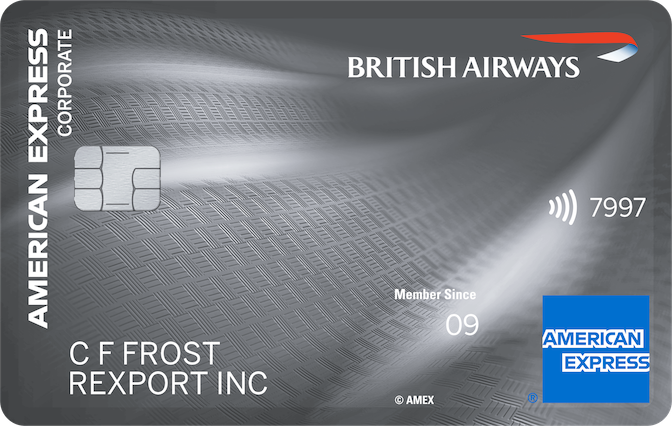 British Airways American Express Corporate Card