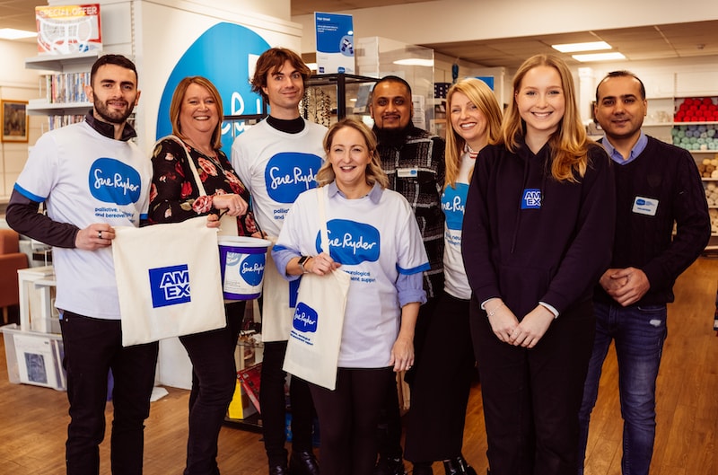 Sue Ryder and Amex