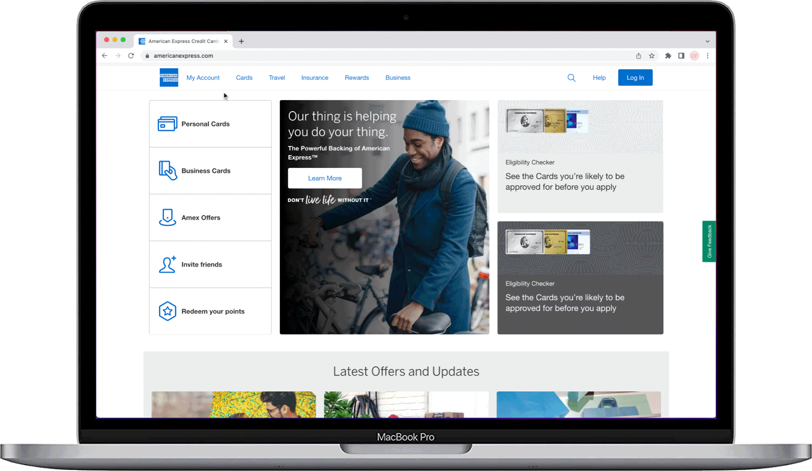 online account express list