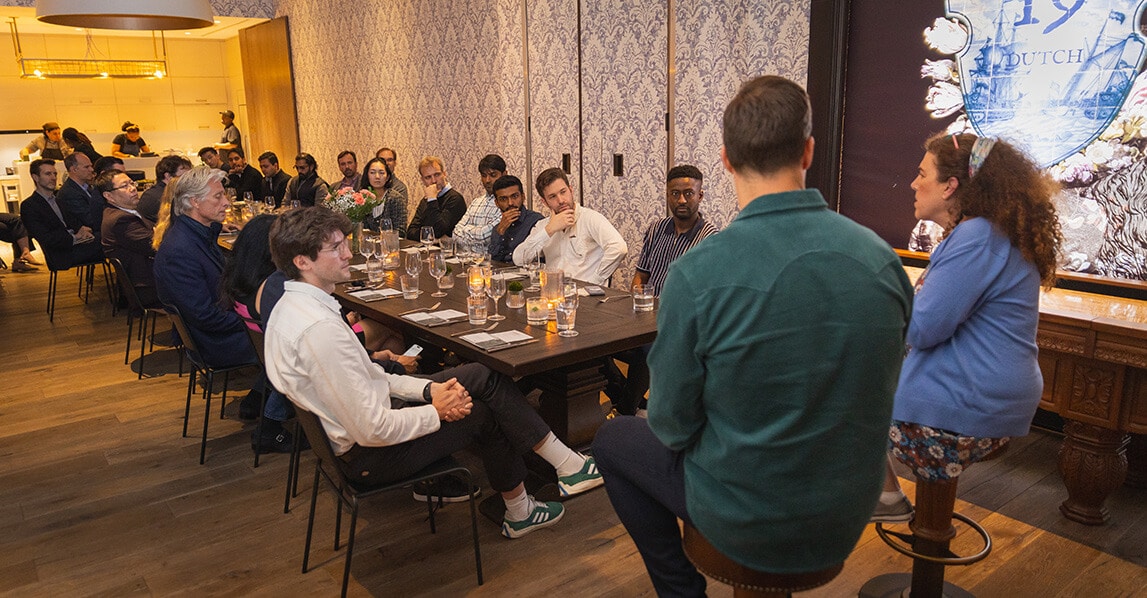 People sitting at a table