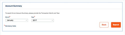 The account summary report provides the details of all your payments, contracts and foreign currency purchases/sales for a given month.