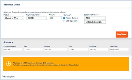 Modifying payments by altering the payment currency, amount and the settlement method.  