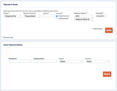 Use template payments to minimize time spent on transaction by using already stored data.