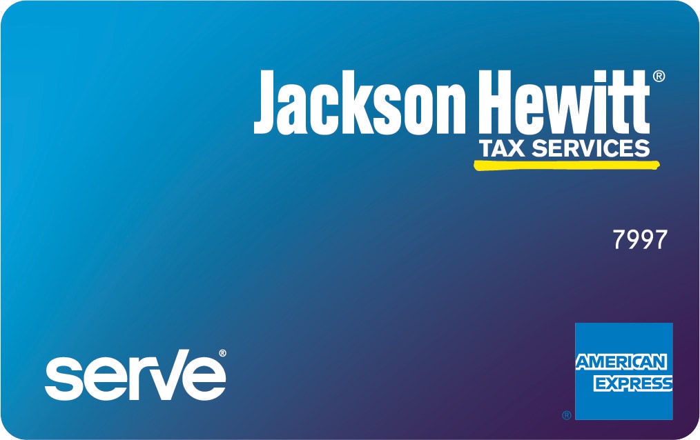 Serve® American Express® Jackson Hewitt® Co-Brand Prepaid Debit Account
