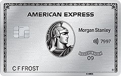 The Platinum Card® from American Express Exclusively for Morgan Stanley